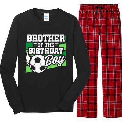 Soccer Birthday Birthday Brother Soccer Birthday Long Sleeve Pajama Set