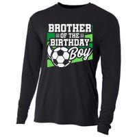 Soccer Birthday Birthday Brother Soccer Birthday Cooling Performance Long Sleeve Crew