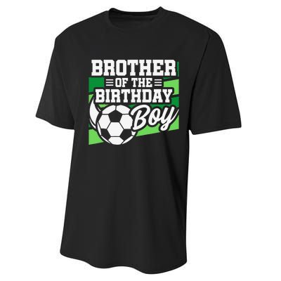 Soccer Birthday Birthday Brother Soccer Birthday Performance Sprint T-Shirt