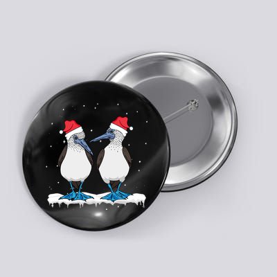 Seabirds Bluefooted Booby Bird Lover Christmas Button
