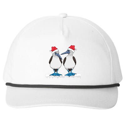 Seabirds Bluefooted Booby Bird Lover Christmas Snapback Five-Panel Rope Hat