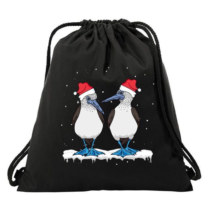 Seabirds Bluefooted Booby Bird Lover Christmas Drawstring Bag