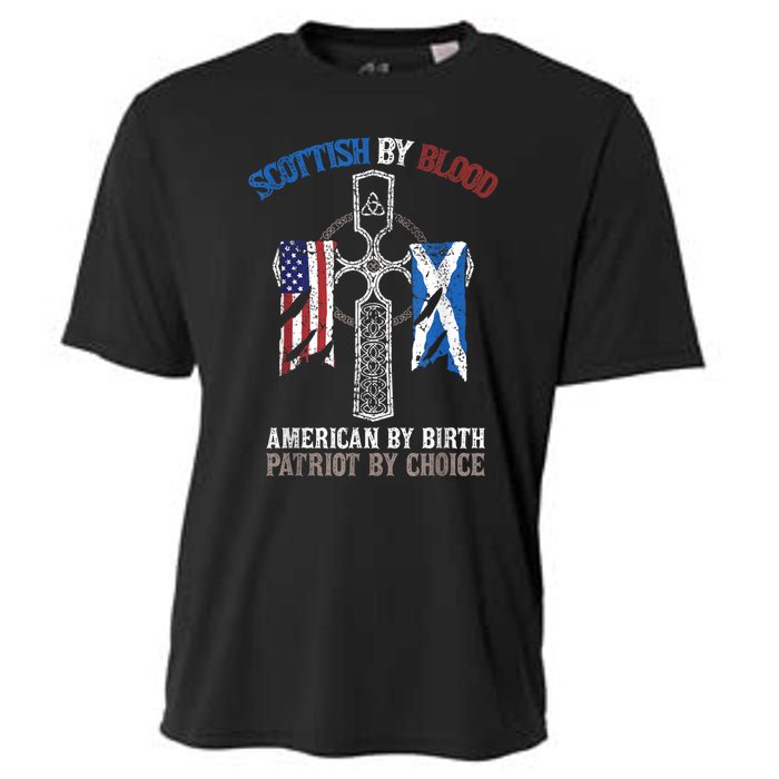 Scottish By Blood American By Birth Patriot By Choice Cooling Performance Crew T-Shirt