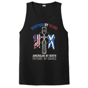 Scottish By Blood American By Birth Patriot By Choice PosiCharge Competitor Tank