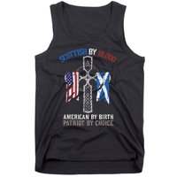 Scottish By Blood American By Birth Patriot By Choice Tank Top