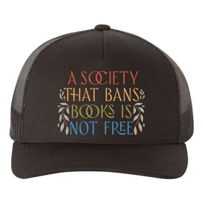 Stop Book Banning Protect Libraries Ban Books Not Bigots Yupoong Adult 5-Panel Trucker Hat