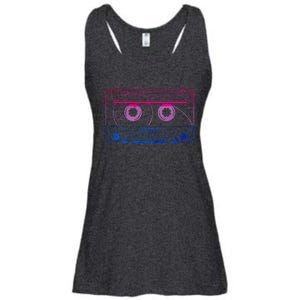 Subtle Bisexual Bi Pride Flag Cassette Ladies Essential Flowy Tank