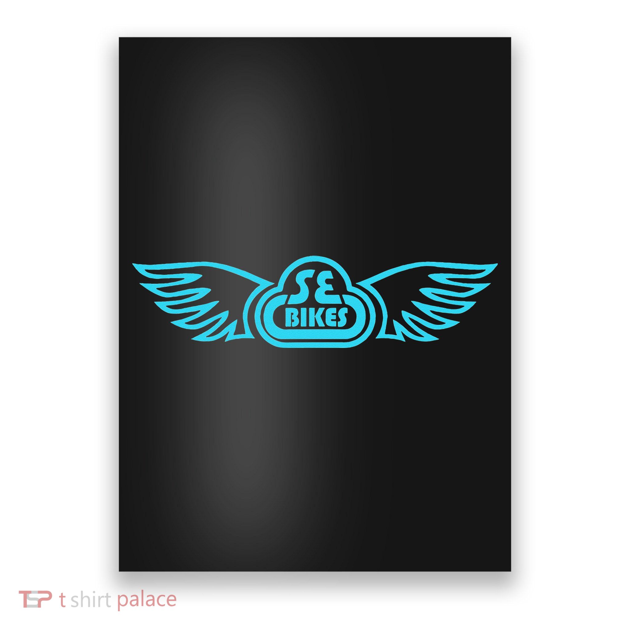 Se Bikes Baby Blue Wing funny saying Poster