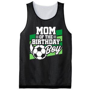 Soccer Birthday - Birthday Mom - Boy Soccer Birthday Mesh Reversible Basketball Jersey Tank