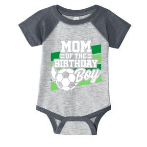 Soccer Birthday - Birthday Mom - Boy Soccer Birthday Infant Baby Jersey Bodysuit