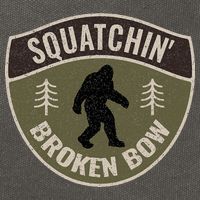 Squatchin Broken Bow Oklahoma Bigfoot Sign Art Sasquatch Cotton Canvas Backpack