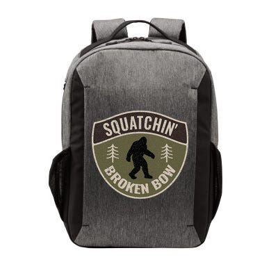 Squatchin Broken Bow Oklahoma Bigfoot Sign Art Sasquatch Vector Backpack