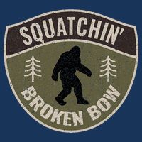 Squatchin Broken Bow Oklahoma Bigfoot Sign Art Sasquatch Infant Baby Jersey Bodysuit