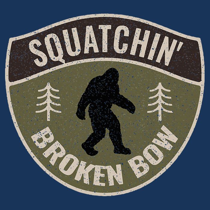 Squatchin Broken Bow Oklahoma Bigfoot Sign Art Sasquatch Infant Baby Jersey Bodysuit