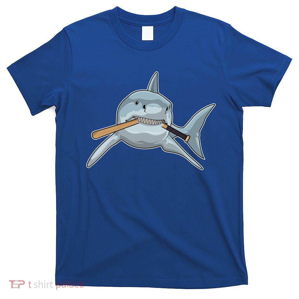 Shark Baseball Baseball Bat Sports Gift T-Shirt