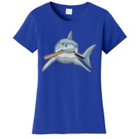 Shark Baseball Baseball Bat Sports Gift Women's T-Shirt