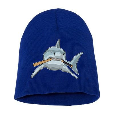 Shark Baseball Baseball Bat Sports Gift Short Acrylic Beanie