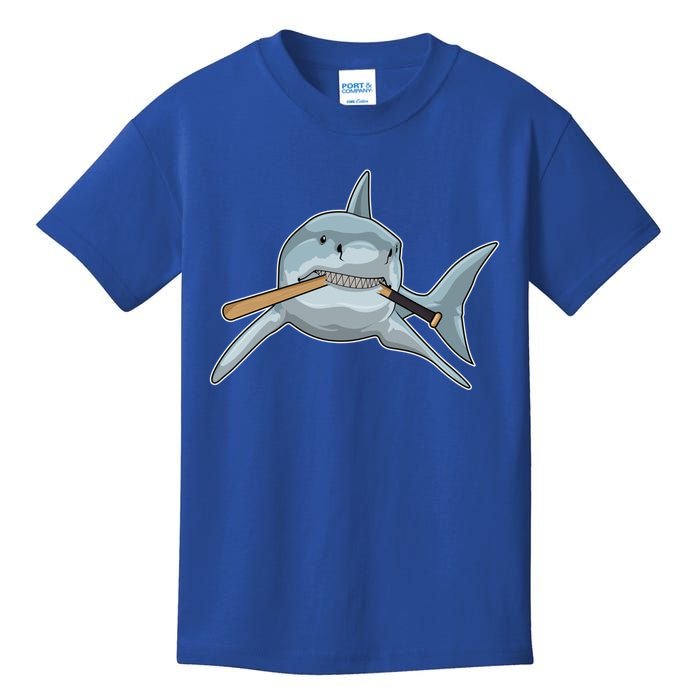 Shark Baseball Baseball Bat Sports Gift Kids T-Shirt