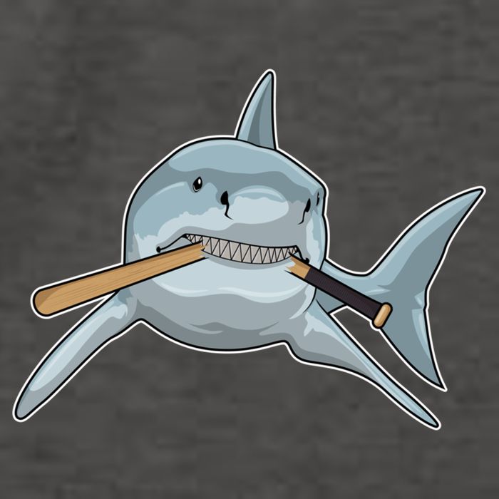 Shark Baseball Baseball Bat Sports Gift Vector Backpack