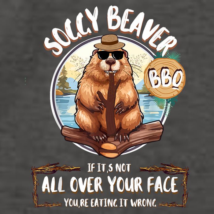 Soggy Beaver Bbq Vector Backpack