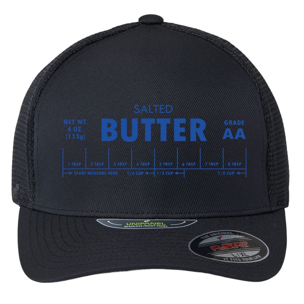 Salted Butter Baker Gift Butter Lover Flexfit Unipanel Trucker Cap