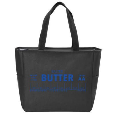 Salted Butter Baker Gift Butter Lover Zip Tote Bag