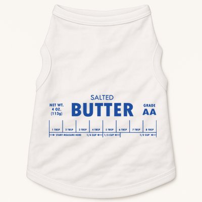 Salted Butter Baker Gift Butter Lover Doggie Tank