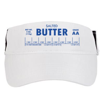 Salted Butter Baker Gift Butter Lover Adult Drive Performance Visor
