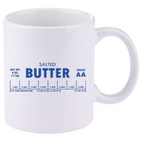 Salted Butter Baker Gift Butter Lover 11oz C Handle Ceramic Mug