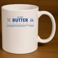 Salted Butter Baker Gift Butter Lover 11oz C Handle Ceramic Mug