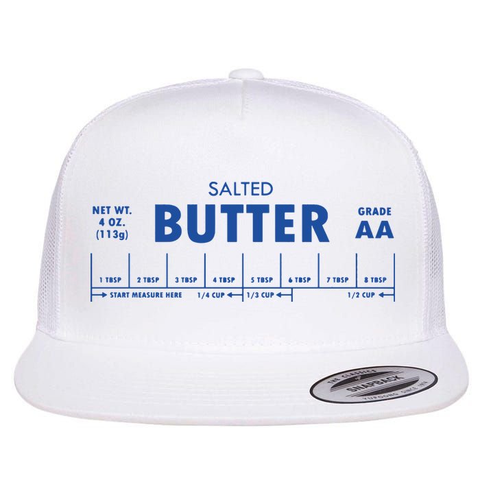 Salted Butter Baker Gift Butter Lover Flat Bill Trucker Hat