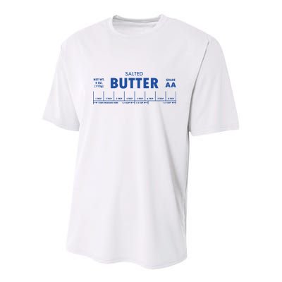 Salted Butter Baker Gift Butter Lover Youth Performance Sprint T-Shirt