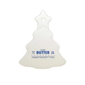 Salted Butter Baker Gift Butter Lover Ceramic Tree Ornament