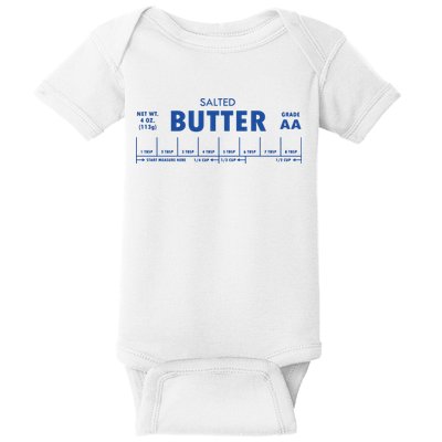 Salted Butter Baker Gift Butter Lover Baby Bodysuit
