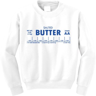 Salted Butter Baker Gift Butter Lover Kids Sweatshirt