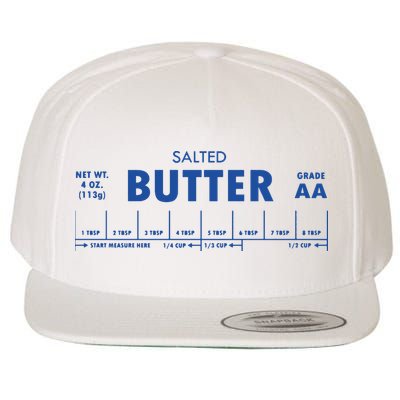 Salted Butter Baker Gift Butter Lover Wool Snapback Cap