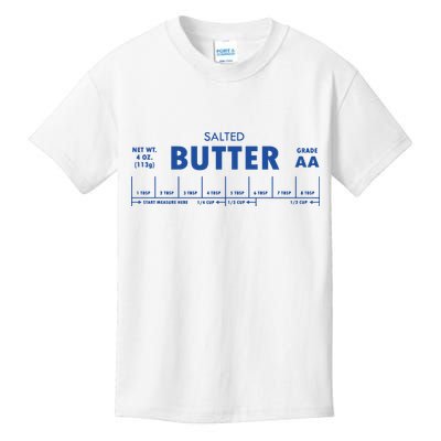 Salted Butter Baker Gift Butter Lover Kids T-Shirt