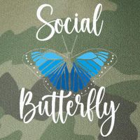 Social Butterfly Behavior Extroverted Extrovert Legacy Tie Dye Trucker Hat