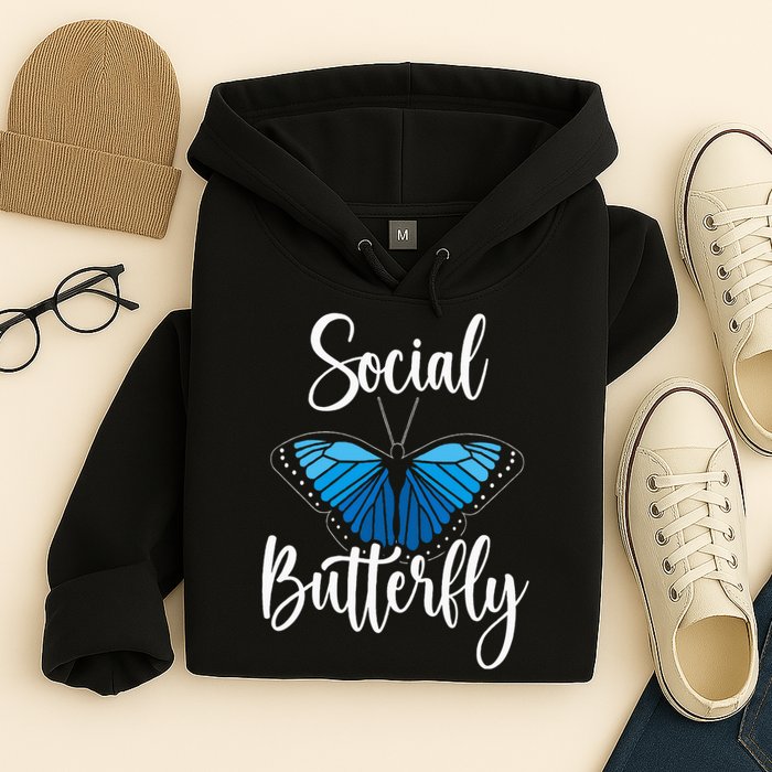 Social Butterfly Behavior Extroverted Extrovert Hoodie