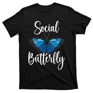 Social Butterfly Behavior Extroverted Extrovert T-Shirt