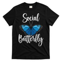 Social Butterfly Behavior Extroverted Extrovert T-Shirt
