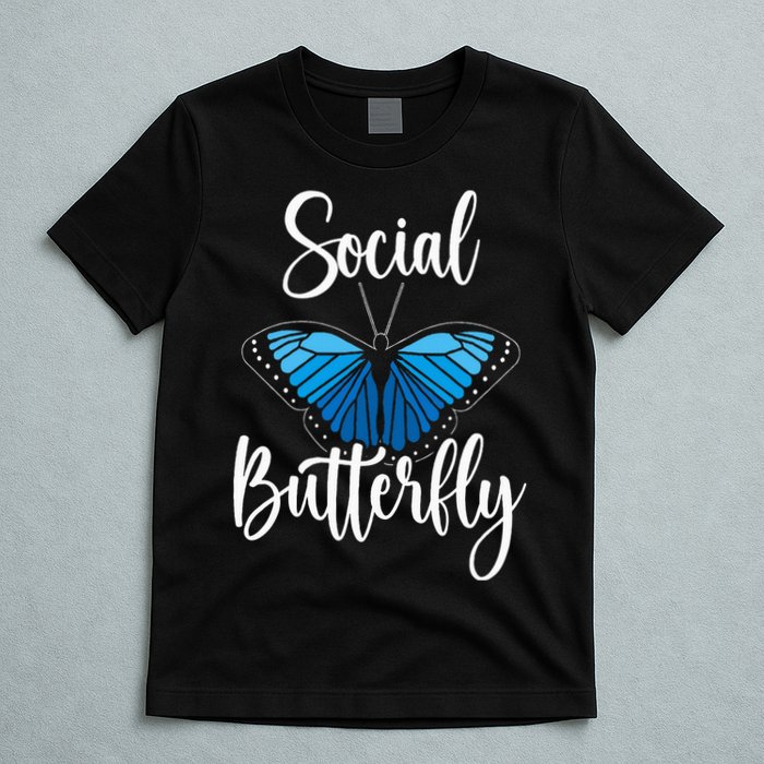 Social Butterfly Behavior Extroverted Extrovert T-Shirt