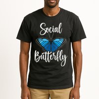 Social Butterfly Behavior Extroverted Extrovert Tall T-Shirt