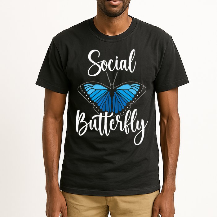 Social Butterfly Behavior Extroverted Extrovert Tall T-Shirt