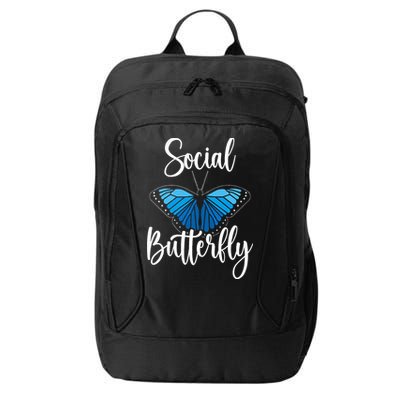 Social Butterfly Behavior Extroverted Extrovert City Backpack