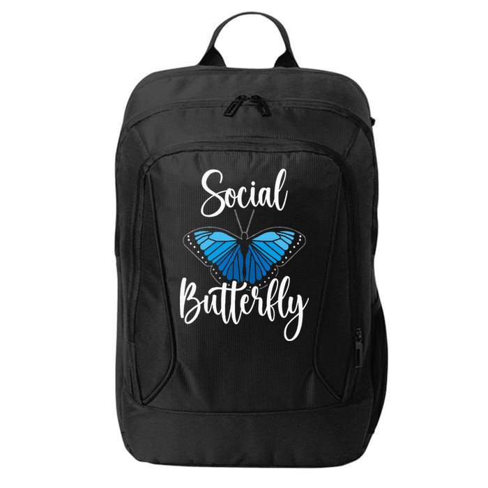Social Butterfly Behavior Extroverted Extrovert City Backpack