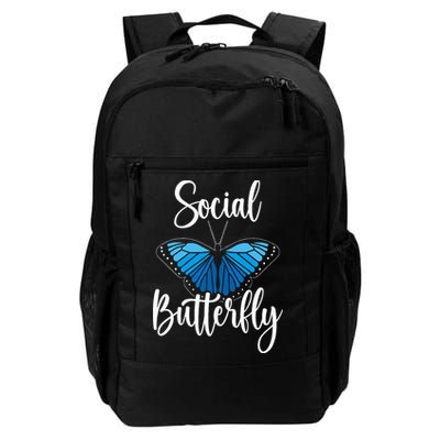 Social Butterfly Behavior Extroverted Extrovert Backpack
