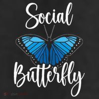 Social Butterfly Behavior Extroverted Extrovert Beanie