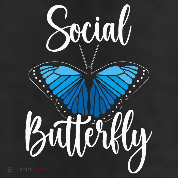 Social Butterfly Behavior Extroverted Extrovert 25L Jumbo Tote