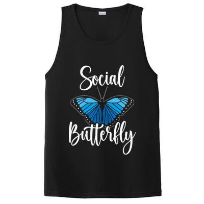 Social Butterfly Behavior Extroverted Extrovert PosiCharge Competitor Tank